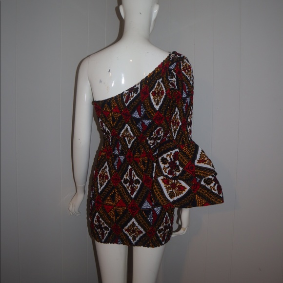 One shoulder mini dress - Picture 3 of 4